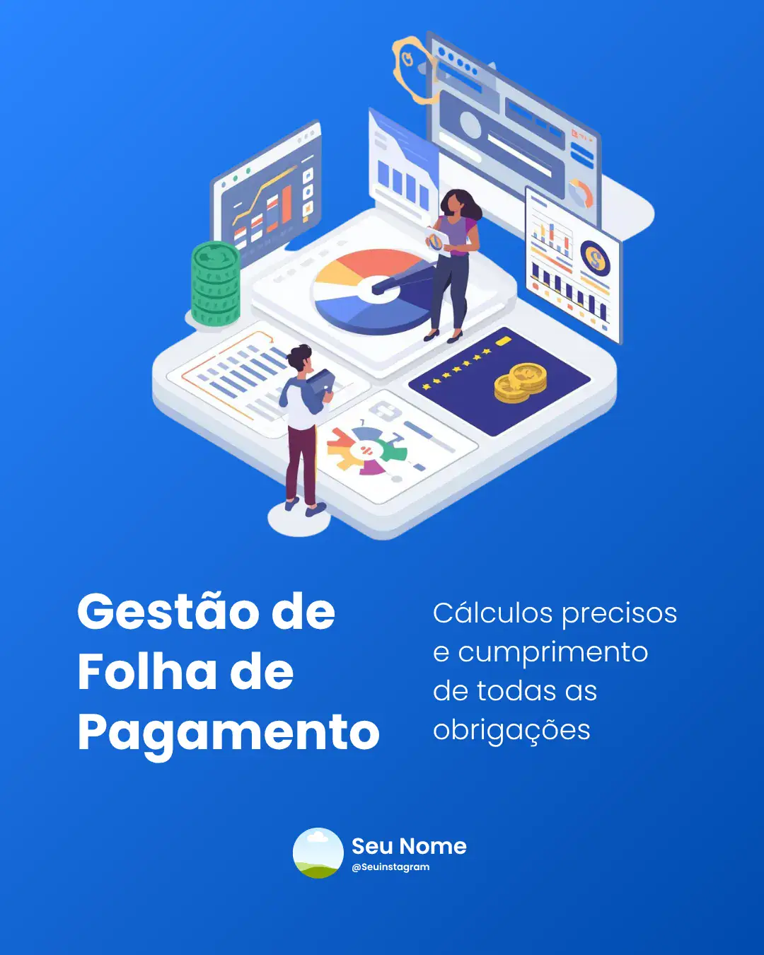 Arte editável 6 do pack contábil